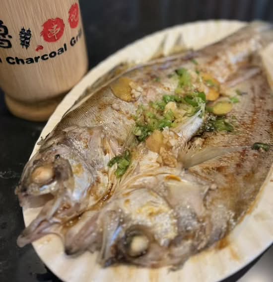 Steamed Sea Bass with Rice Wine 酒蒸海鲈鱼